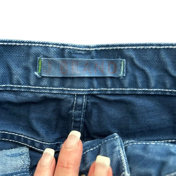 J Brand Women’s Denim Cutoff Shorts in Nightfall Blue Size 24 - Picture 4 of 6